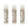 Andaz Press Bridal Shower Bachelorette Party Lip Balm Party Favors, Burlap Lace, Thank You for Celebrating With Us, 12-Pack view 2