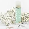 Andaz Press Personalized Milestone Birthday Party Lip Balm Party Favors, Peach Mint Green Floral Garden Party, Audrey's 65th Birthday, 12-Pack, Custom view 4