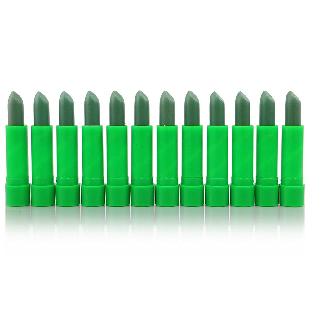 2PCS Aloe Vera Mood Lipstick Green Color (12pc/pk) by Princessa