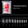 600Pcs Nail Tips Full Cover False Nails 10 Sizes- for Nail Salons and DIY Nail Art (White) view 4