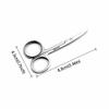 Superior ZRL Makeup Scissors Small Stainless Steel Nose Hair Scissor Rounded Eyebrow Eyelashes Epilator Face Hair Removal Tools view 2