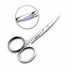 Superior ZRL Makeup Scissors Small Stainless Steel Nose Hair Scissor Rounded Eyebrow Eyelashes Epilator Face Hair Removal Tools view 3