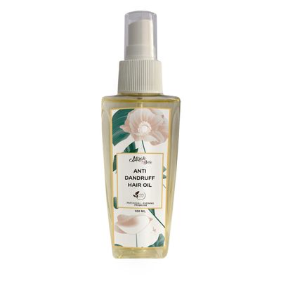 Mirah Belle - Anti - Dandruff Hair oil - Organic and Natural - Evening Primrose, Patchouli, Cedarwood - Vegan and Cruelty Free - 100 ml