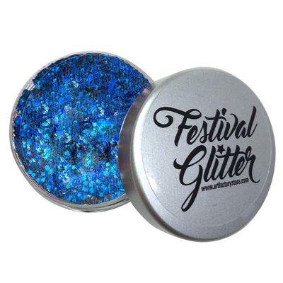 Art Factory Festival Glitter - Abyss (50 ml/1 fl oz), Cosmetic Glitter Gel