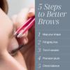 2-Pack Slant Tip Stainless Steel Tweezers for Eyebrows - Professional Precision Tweezing for Facial Hair view 4