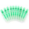 10pcs/set Multicolor Croc Clips Transparent Plastic Hairdresser Clip Hair Styling Sectioning Barrettes Professional Non Slip Alligator Clip Salon DIY Accessories Hairpins (10pcs-Green) view 1