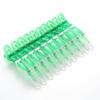 10pcs/set Multicolor Croc Clips Transparent Plastic Hairdresser Clip Hair Styling Sectioning Barrettes Professional Non Slip Alligator Clip Salon DIY Accessories Hairpins (10pcs-Green) view 2