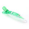 10pcs/set Multicolor Croc Clips Transparent Plastic Hairdresser Clip Hair Styling Sectioning Barrettes Professional Non Slip Alligator Clip Salon DIY Accessories Hairpins (10pcs-Green) view 4