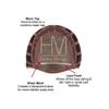 Henry Margu (Kendall - Synthetic Lace Front Monofilament Wig in 1BH view 4