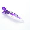 10pcs/set Multicolor Croc Clips Transparent Plastic Hairdresser Clip Hair Styling Sectioning Barrettes Professional Non Slip Alligator Clip Salon DIY Accessories Hairpins (10pcs-Purple) view 4