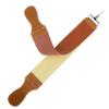 Grandslam Leather Strop for Straight Razor Sharpening and Smooth - Professional Straight Razor Knife Cowhide and Canvas Dual Strop Brown view 1