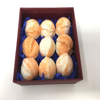 Bath Truffles 9 pieces gift box Fresh orange and mint scent 9 oz