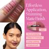 Aromi Rosy Chestnut Matte Liquid Lipstick | Warm, Earthy Rose Lip Color, Vegan, Cruelty-free, Smudge Proof + Long-Lasting Lipstick (Stella Rosae) view 3
