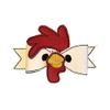 Chicken Vinyl Hair Bow view 1