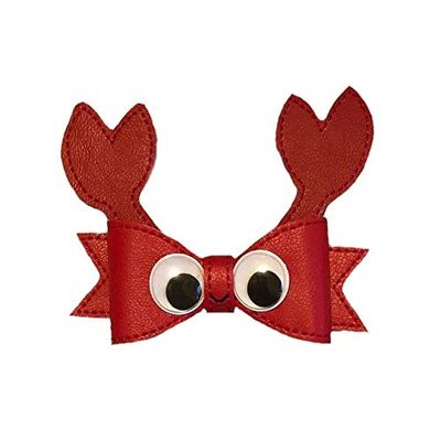 Crab Vinyl Hair Bow