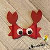 Crab Vinyl Hair Bow view 2