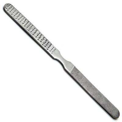 10 PREMIUM INSTRUMENTS Foot Nail File 4 Sided 6" Stainless Steel Instruments