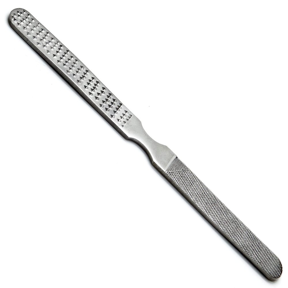 10 PREMIUM INSTRUMENTS Foot Nail File 4 Sided 6" Stainless Steel Instruments