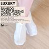 Eco Bath London Moisturising Socks - 1 Pair, Breathable Soft Foot Moisturiser Socks for Overnight Hydration view 2