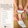 Eco Bath London Moisturising Socks - 1 Pair, Breathable Soft Foot Moisturiser Socks for Overnight Hydration view 3