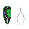 NGHIA Cuticle Nipper - D-01 JAW 16 | Stainless Steel | Durable and Sharp | Ergonomic Design | Grey Plated | Ideal for Salons and Home Use view 2