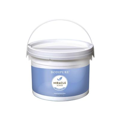BODIPURE Miracle Baking Soda Foot Scrub Spa Quality Cooling and Soothing Foot Scrub with Peppermint, and Baking Soda Gently Exfoliating, Deodorizing, and Refreshing Feet, 72 Ounce