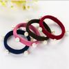 20PCS Faux Pearl Seamless Elastic Hair Tie Hair Rope Stretch Ponytail Holders Hair Band Headband Hair Accessories for Women Lady Girls (Dark color) view 3