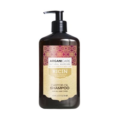 Arganicare | Castor Range | GROWTH ACCELERATOR SHAMPOO | Castor | Fight Against Hair Breaks and Breakage | Promotes Growth | High Hydration | All hair types | 13.53 fl oz