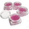 Magik Mini Bubble Beads 3D Nail Art Decoration Manicure 1-3mm Mixed Colorful DIY (8 Pack, Hot Pink) view 3