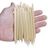 50 Pcs Orange Wood Nail Sticks Double Sided Multi Functional Cuticle Pusher Remover Manicure Pedicure Tool (50) view 4