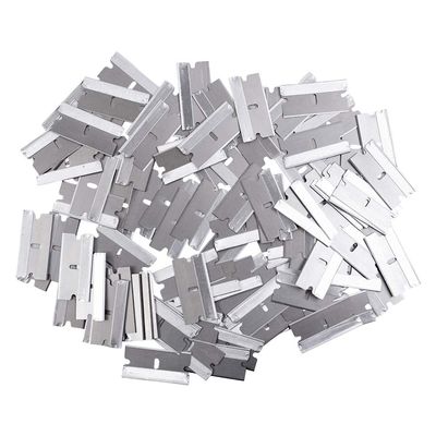 100 Pc Set Pack Box Universal Utility Safety Razor Refill Blades Single Edge for Warehouse Retail Crafts Tools Home