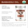 velona Babassu Oil USDA Certified Organic - 32 Fl Oz | 100% Pure and Natural Carrier Oil | Refined, Cold Pressed | Face, Hair, Body & Skin Care and Cooking | Use Today - Enjoy Results view 2