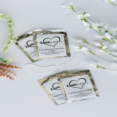 Eye Gel Pads - 100 pairs of eyelash lash lift under eye gel pads lint free, 14.99