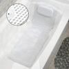 Bath Pillow, Full Body Spa Bath Mattress Cushion Pillow Soft Quilted Bathtub Mat with Breathable view 1