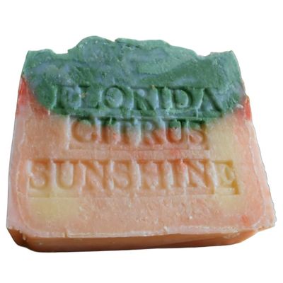 Natural Artisan Soap Citrus Bar- Orange and Tangerine Handmade !