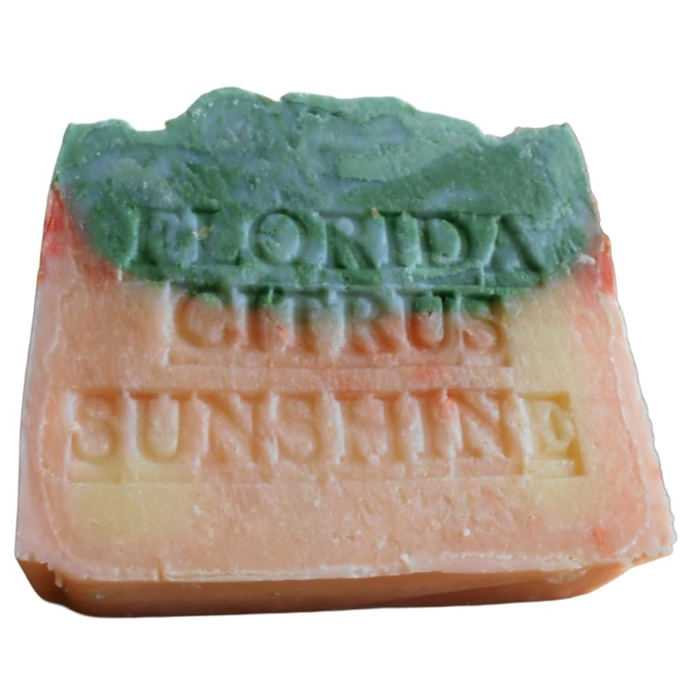 Natural Artisan Soap Citrus Bar- Orange and Tangerine Handmade !