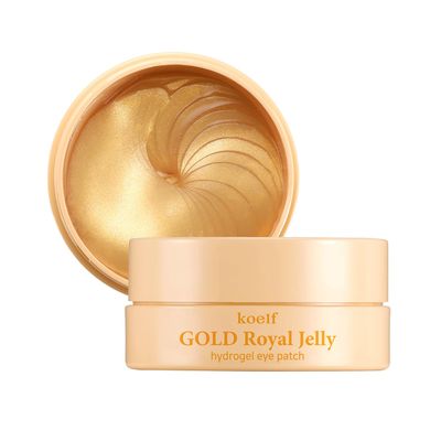 Gold & Royal Jelly Hydrogel Eye Patch 60ea (30pairs) - Revitalizing Eye Mask with Royal Jelly, Mugwort for Nourishing Under Eye Care, for Puffy Eyes, Eye Bags