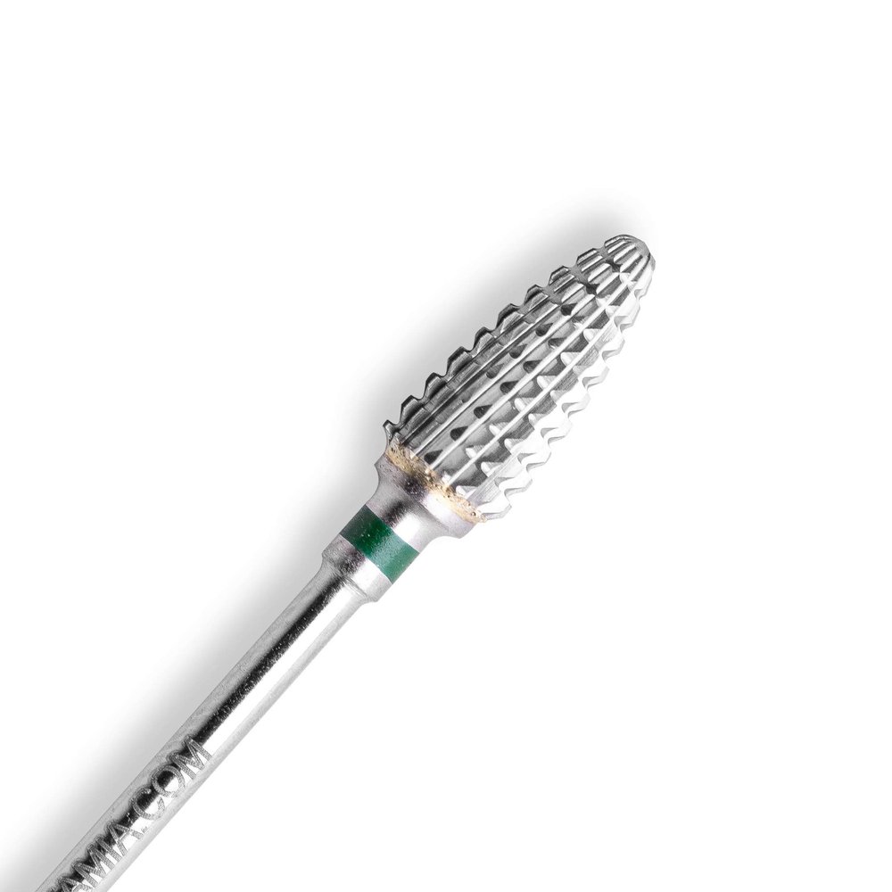 JOYA MIA 100% Carbide Nail Drill Bits Long Lasting Rust Free Salon Quality (Spike, Coarse(Green))