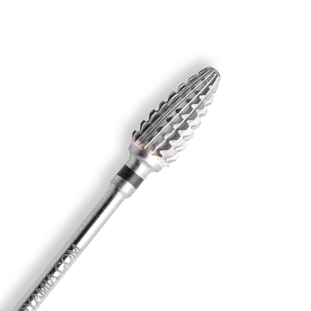 JOYA MIA 100% Carbide Nail Drill Bits Long Lasting Rust Free Salon Quality (Spike, Xtra Coarse(Black))