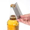 AhfuLife Stainless Steel Metal Hair&Beard Comb - Anti-Static Dual Action Beard Comb - Credit Card Size Combs Perfect for Wallet and Pocket - Presented in Gift Box view 2