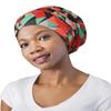 Satin Sleep Cap,Silk Lined Extra Large Black Women Natural Hair Bed Bonnet view 1
