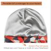 Satin Sleep Cap,Silk Lined Extra Large Black Women Natural Hair Bed Bonnet view 2