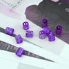 10pcs Mix Color Adjustable Hair Wig Dread Locks Cuffs Clip Braiding Dreadlocks Beads for Hairstyle (Purple) view 3