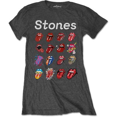 Rolling Stones No Filter Evolution Junior Top Small Charcoal