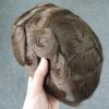 Noblehairplus Hair System for Men Hair Replacement All Swiss Lace Breathable Natural Hairline Discount Unit Male Hairpieces Real Human Wig Toupee Adhesive Various Colors (#17) view 1