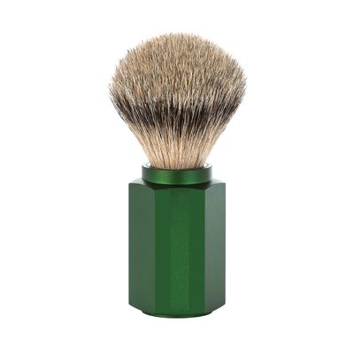 MHLE Hexagon Silvertip Fiber Luxurious Natural Grooming Shaving Brush