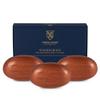 Caswell-Massey Triple Milled Heritage Woodgrain Sandalwood Three-Soap Set, Scented & Moisturizing Bath Soap, Made In The USA, 3 Count (Pack of 1) view 1