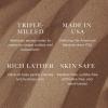 Caswell-Massey Triple Milled Heritage Woodgrain Sandalwood Three-Soap Set, Scented & Moisturizing Bath Soap, Made In The USA, 3 Count (Pack of 1) view 3