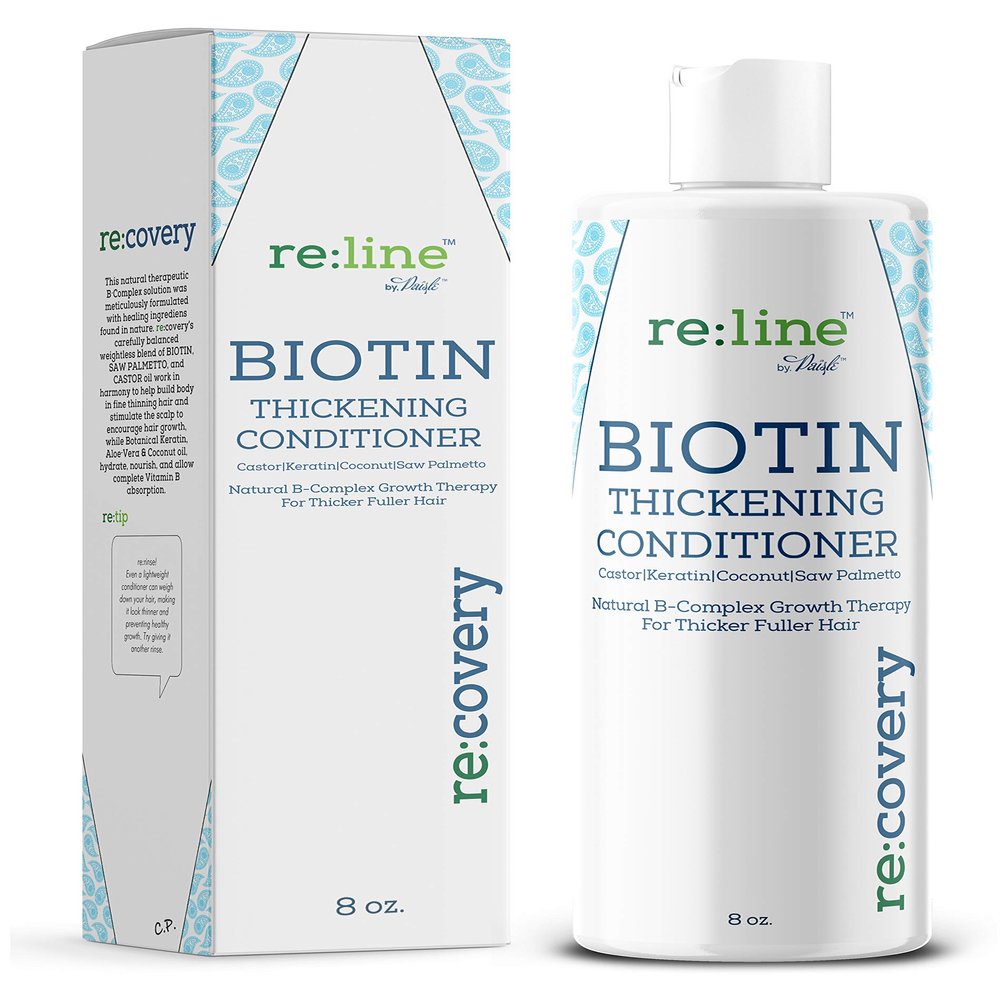 Biotin Hair Growth Conditioner for Hair Loss Natural Thickening Volume Conditioner for Fine Hair Volumizing Deep Treatment for Thinning Color Treated Hair Sulfate Free with Castor Oil for Woman & Men
