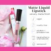 Aromi Matte Liquid Lipstick | Light, Pale Pink Lip Color, Long-Lasting, Smudge Proof, Vegan, Cruelty-free, Parabn and Phthalate Free (Blush Nude) view 2